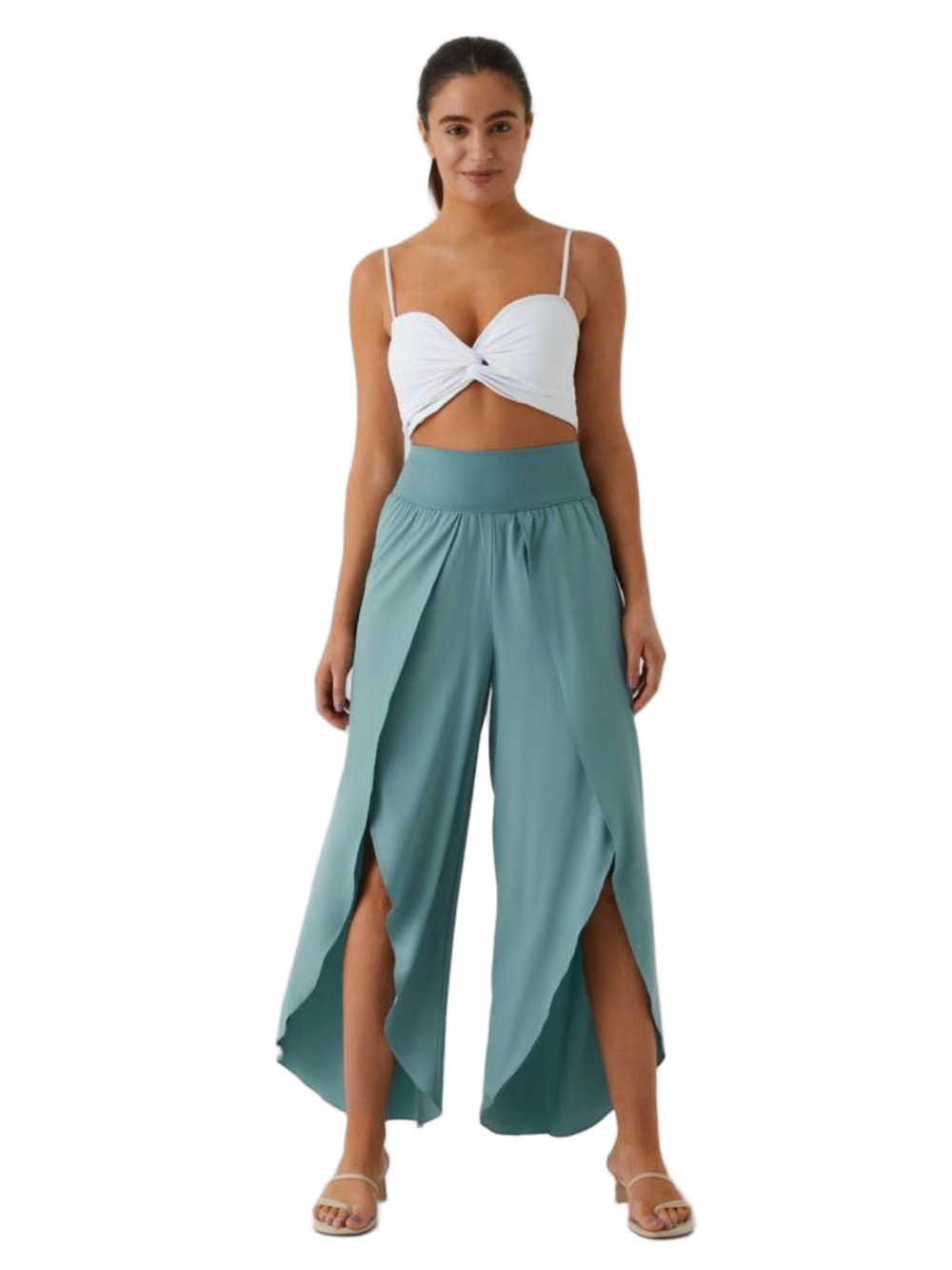 Halara sage Breezeful palazzo pants